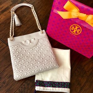 Tory Burch Bedrock leather swingpack bag